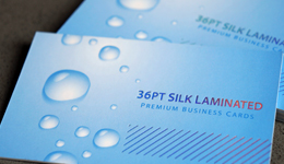 Silk Laminated Cards